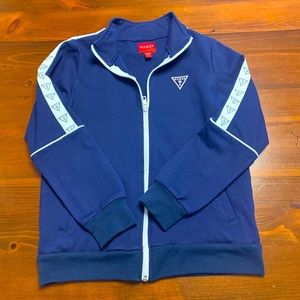 Girls Navy Blue Guess Jacket
